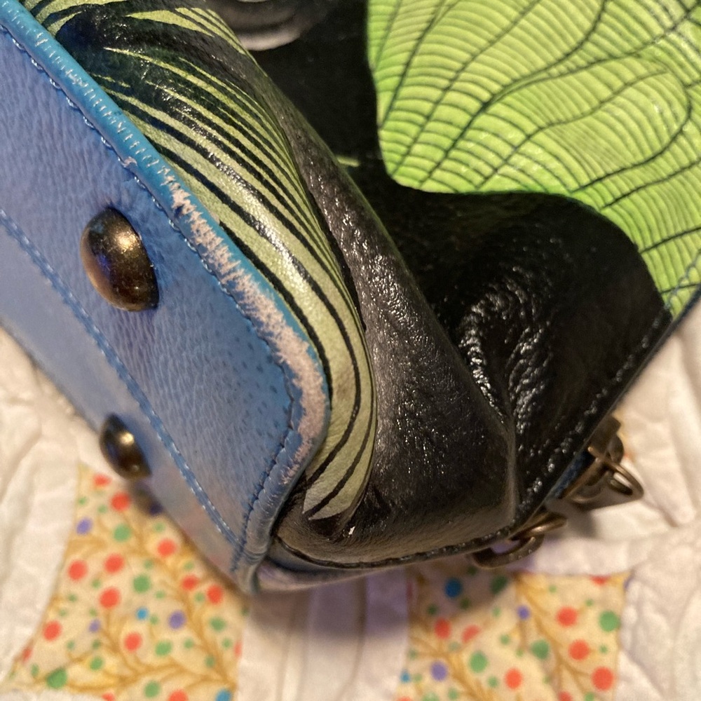 Anuschka Colorful Panther Crossbody Bag - Picture 8 of 8